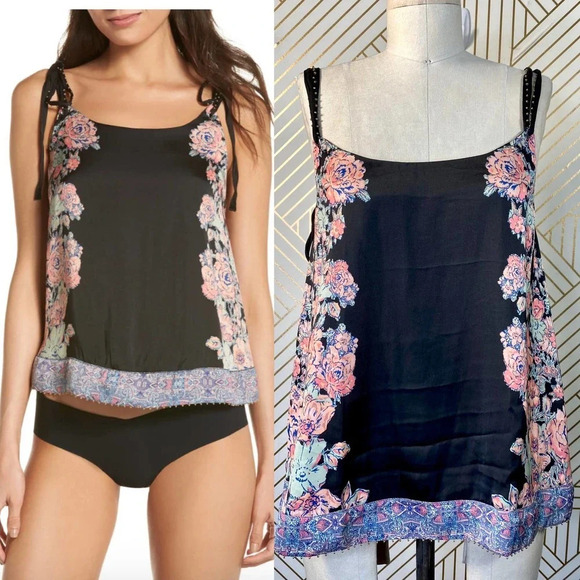 Free People Intimately Move Lightly Printed‎ Cami - Picture 1 of 9